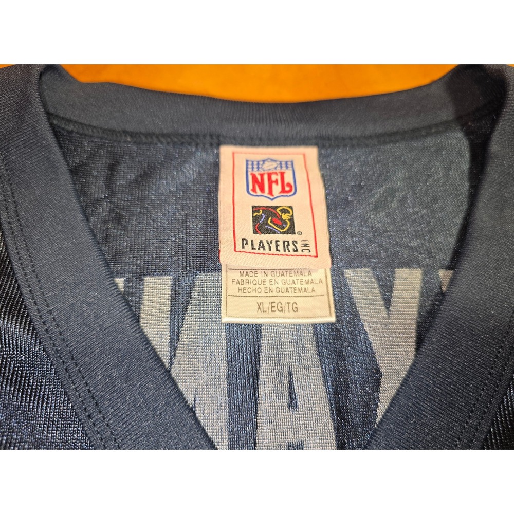 NFL Seattle Seahawks Shaun Alexander 37 Jersey Mens XL Navy Blue Football 7042A - Picture 3 of 6